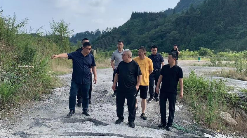 省南宫28集团向导调研峨眉山太阳村墟落振兴项目